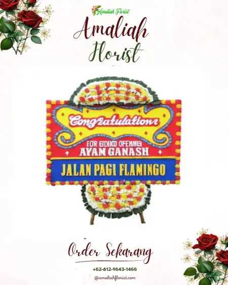 Sewa Papan Bunga Honipopu