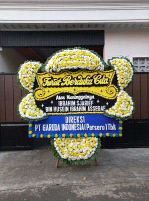 Papan Bunga Duka di Honipopu