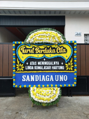 Papan Bunga Duka di Honipopu