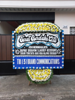 Papan Bunga Duka di Honipopu